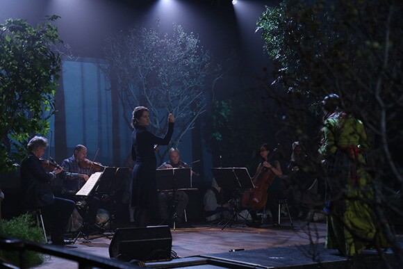 Lisa Bielawa and Kronos Quartet. | Photo: Remsen Allard