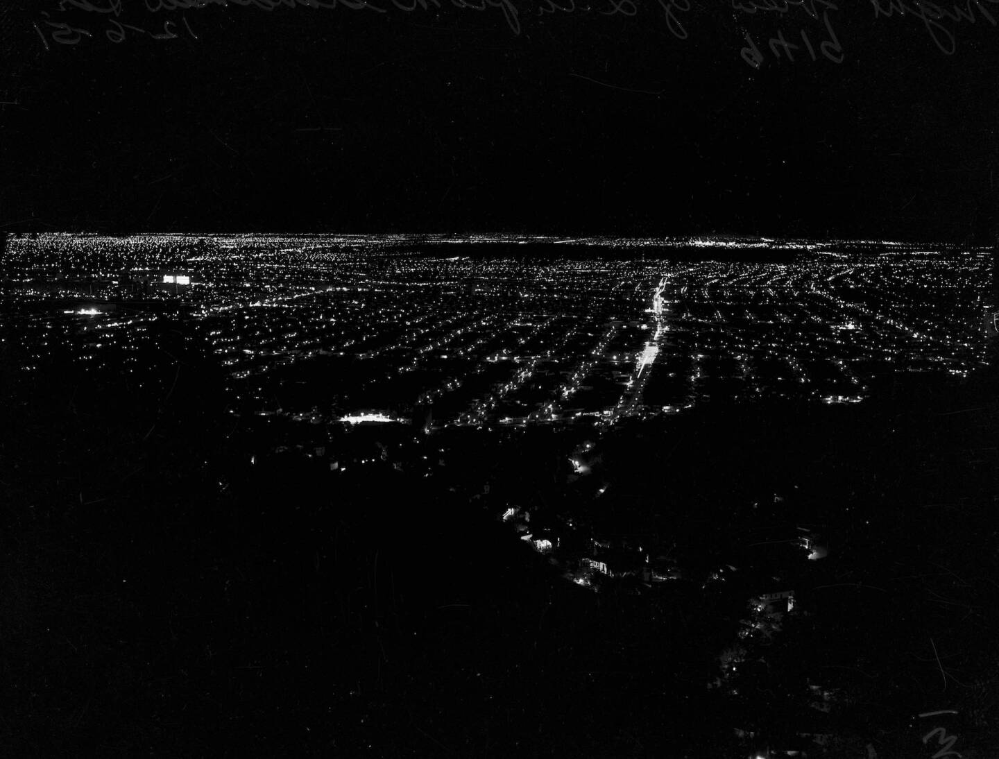 Los Angeles from Grandview Drive, 1951