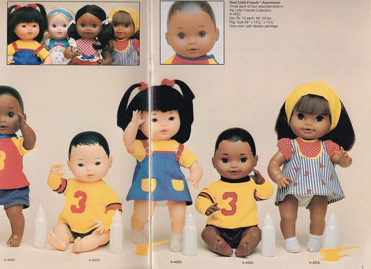 Little Friends collection from Shindana Toys showing dolls of different ethnicities | Courtesy of Billie Green