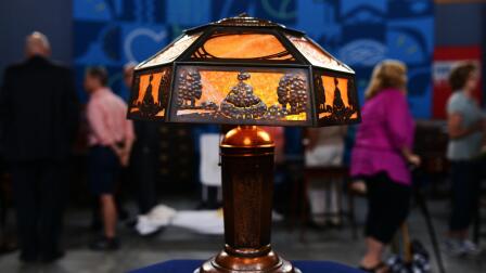 Appraisal: Limbert Co. Arts & Crafts Lamp, ca. 1915