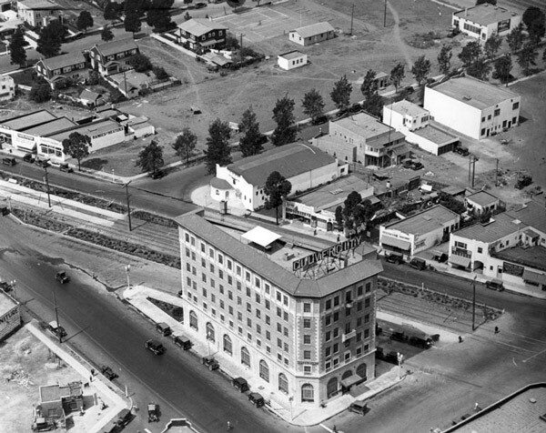 The Culver Hotel at Washington and Culver was built in 1924. Courtesy of the Photo Collection, Los Angeles Public Library.