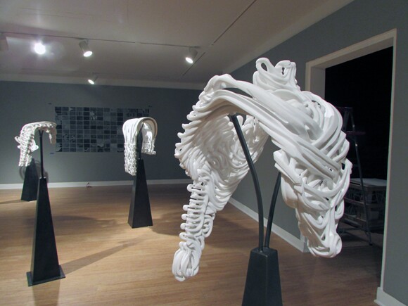Collars by Elizabeth Turk at Laguna Art Museum