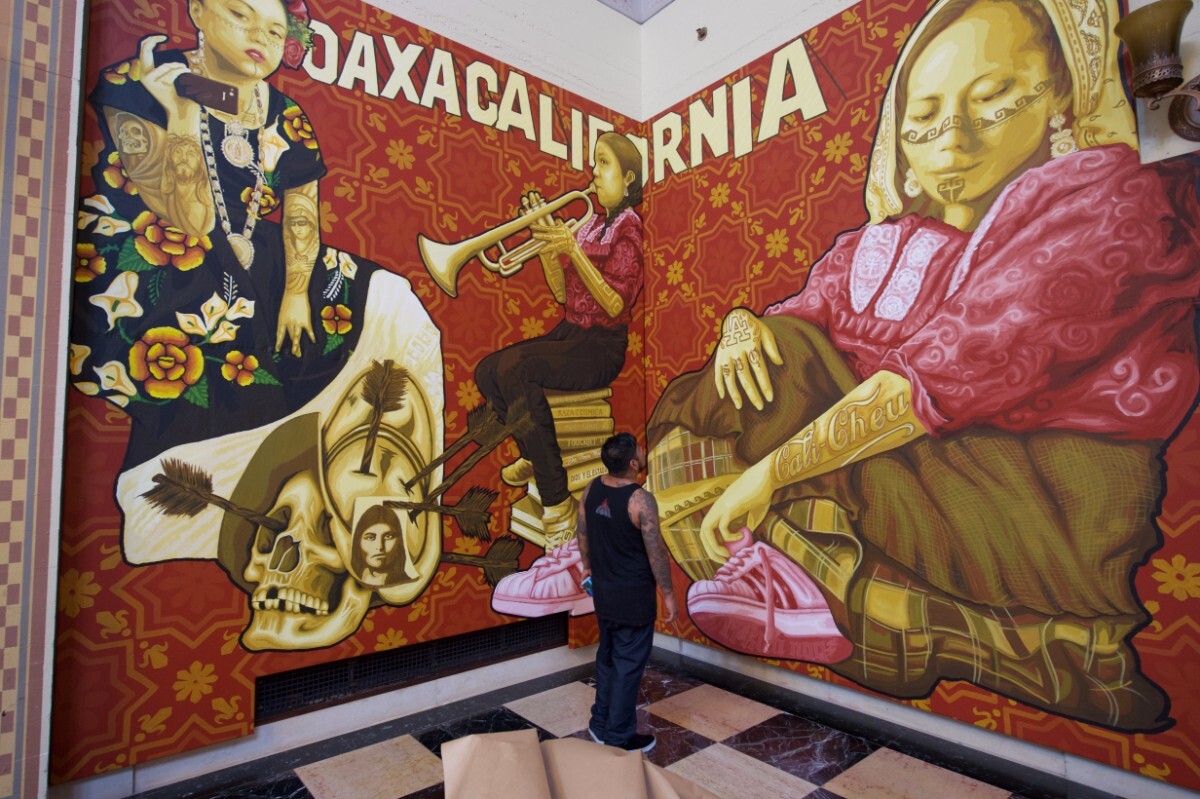Dario Canul of artist collective Tlacolulokos | Gary Leonard PST LA/LA