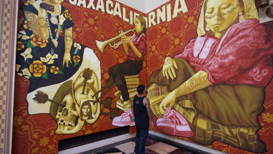 Dario Canul of artist collective Tlacolulokos | Gary Leonard PST LA/LA