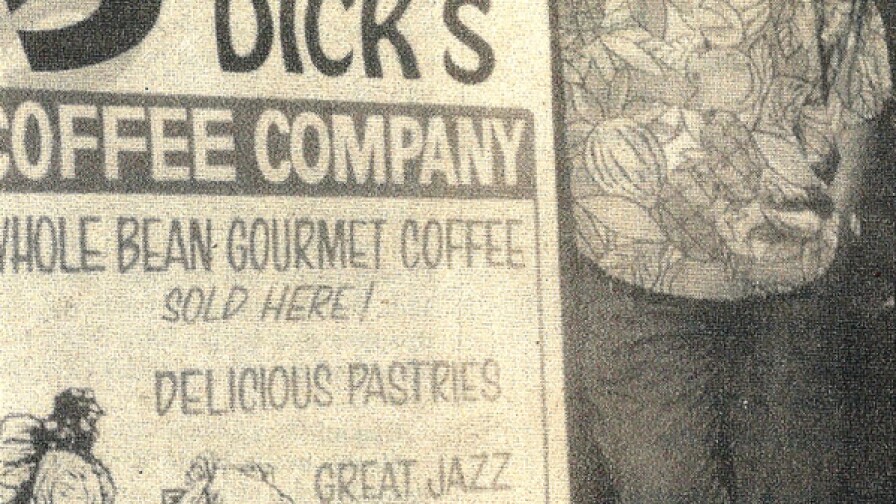 Richard Fulton in front of 5th St. Dick's