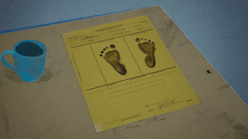 To Foster Change - Graphic representing Britannie's child's birth certificate