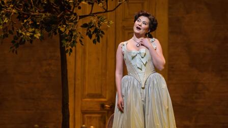Aigul Akhmetshina as Rosina in "Il Barbiere di Siviglia."