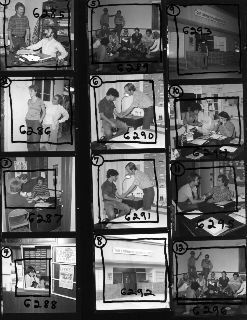 Contact sheet showing various social services rendered by the GCSC