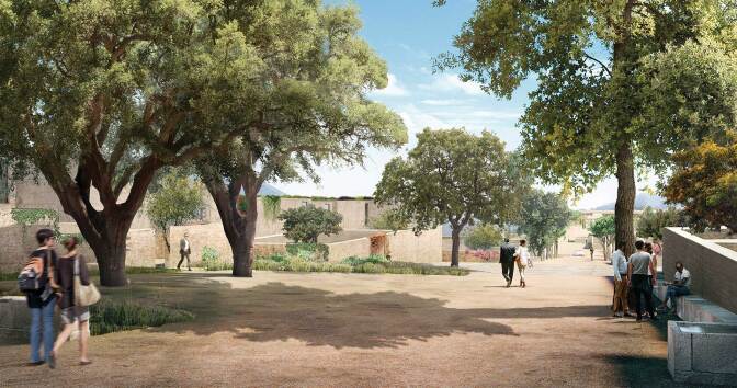 Berggruen Institute Campus Renderings | Courtesy of Herzog & De Meuron