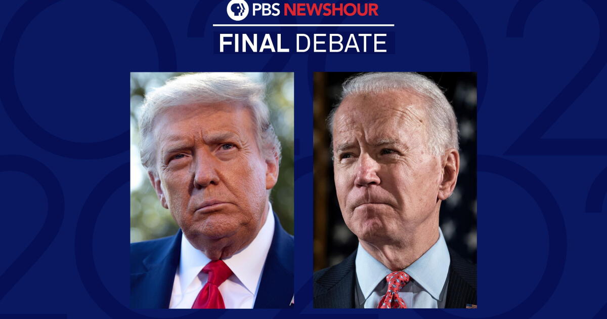 Watch 2020 Final Presidential Debate | PBS News Hour | PBS SoCal