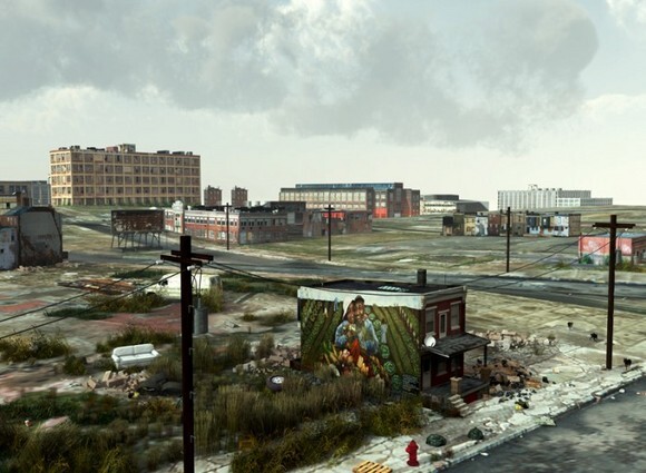 Farm,' digital print, 2011.
