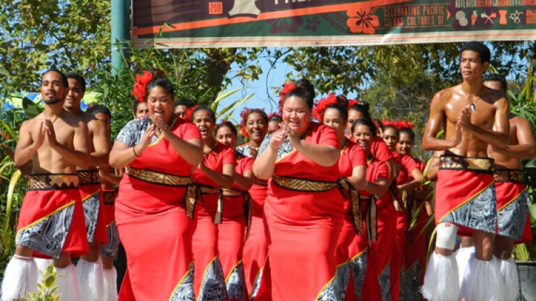 Samoa Matalasi performing at the 4th Pacific Islander Festival in 2011.