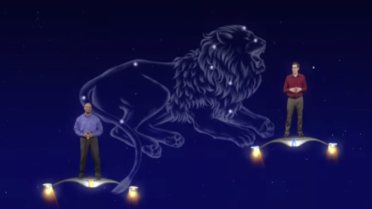 "A Lion At Night With Plenty Of Planetary Light" 1 Min versi