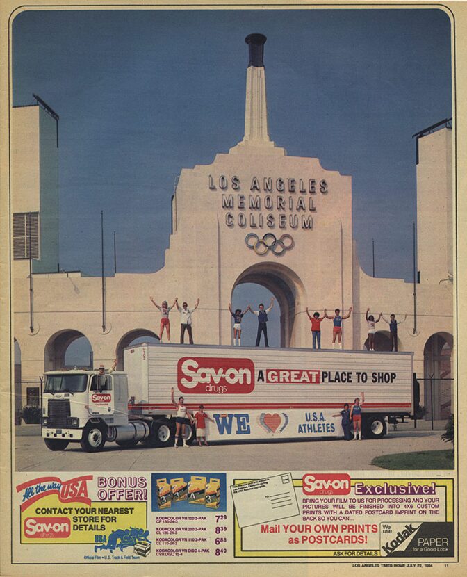 Sav-on Olympics ad