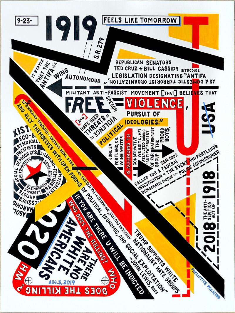 Keith Walsh, "Antifa," 2019. | Courtesy of the artist.