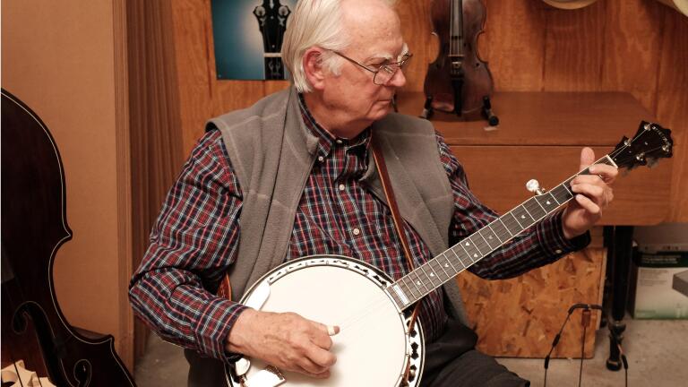 William L. Ellis & Tony Ellis on banjos, fiddle and family