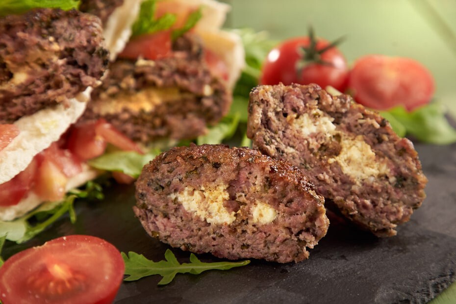 lamb biftekia burgers