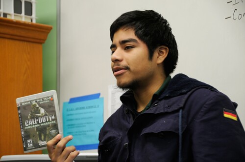 An L.A. Leadership Academy student talks about how video games connect him to his community