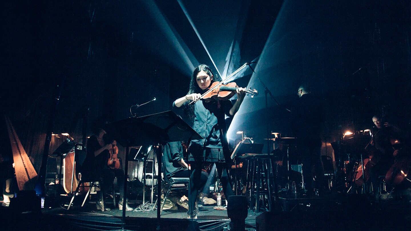 Echo Society "V" performance at the Ace Hotel theater, August 31