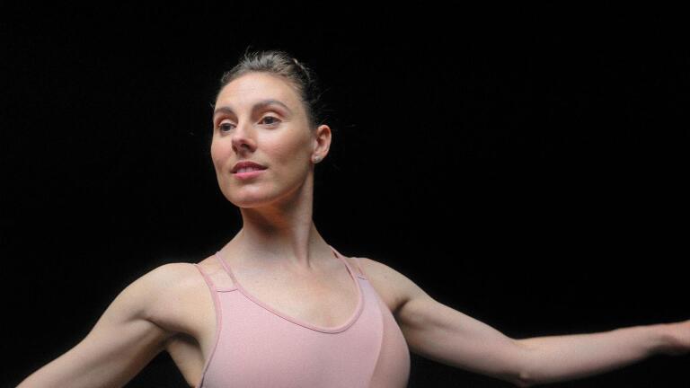 Tiler Peck prepares to perform "Swift Arrow" by Alonzo King