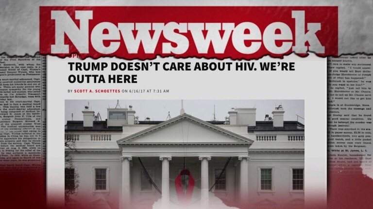 Advocates Resign En Masse from Trump's HIV/AIDS Council: Trump "Simply Does Not Care" About HIV