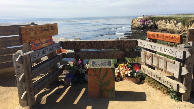 memorials steamer lane