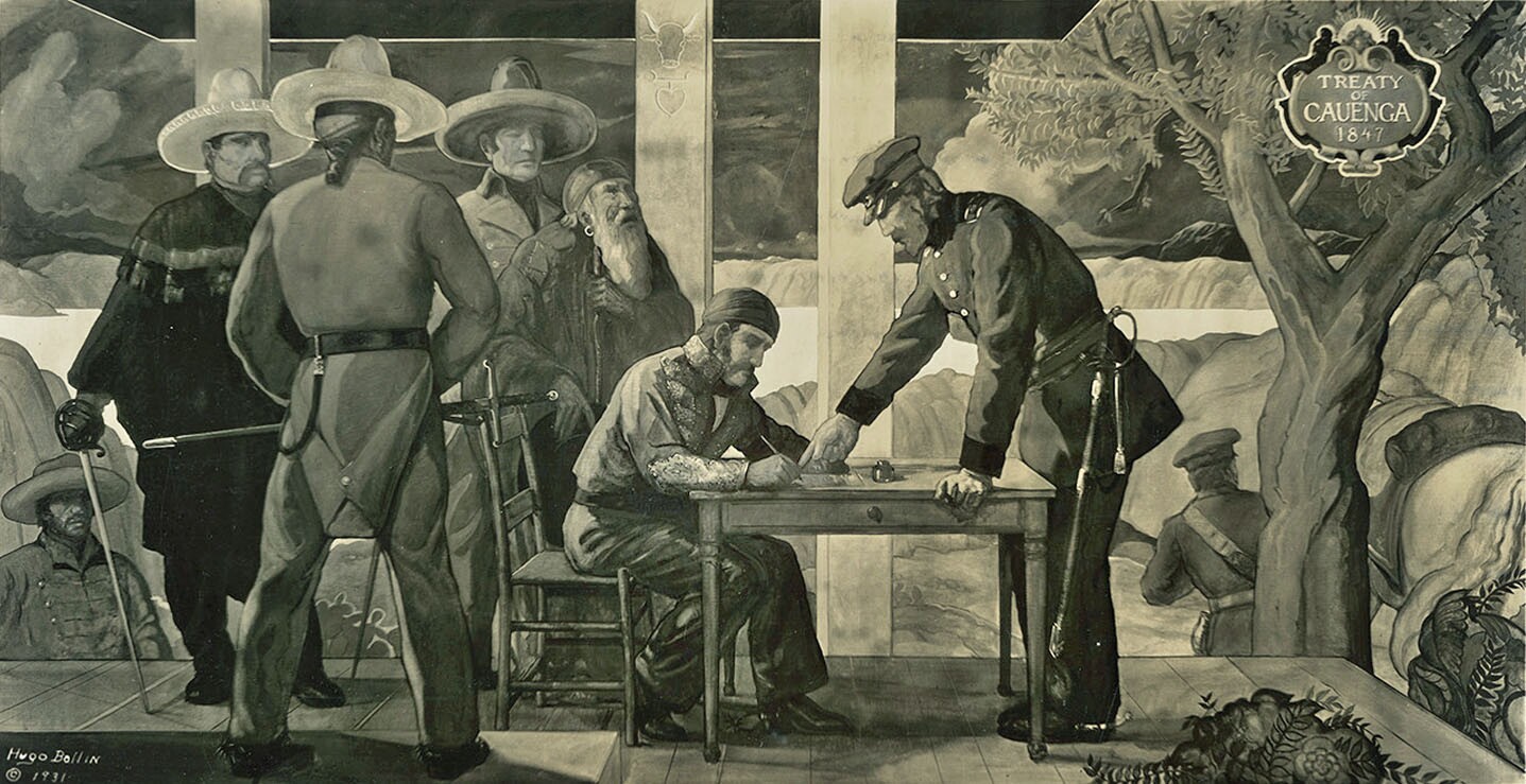 Treaty of Cahuenga, a 1931 mural