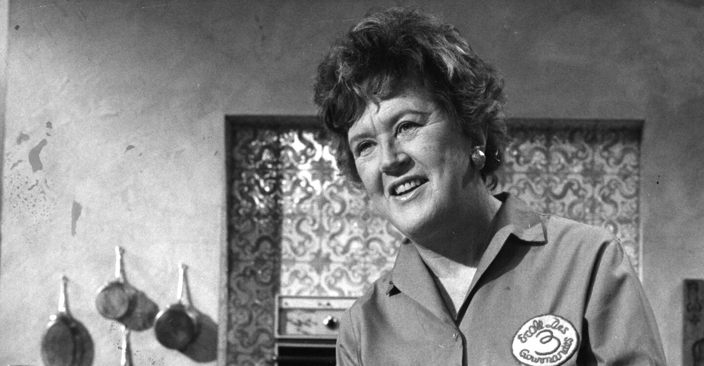 Photo of Julia Child.