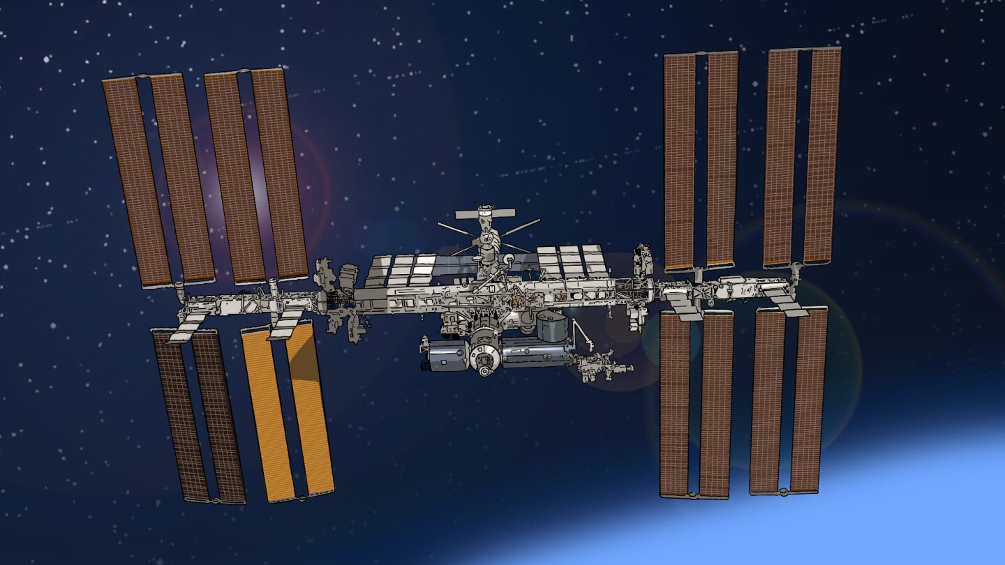 Blue Sky Metropolis featured image - The International Space Station illustration | Henry Cram