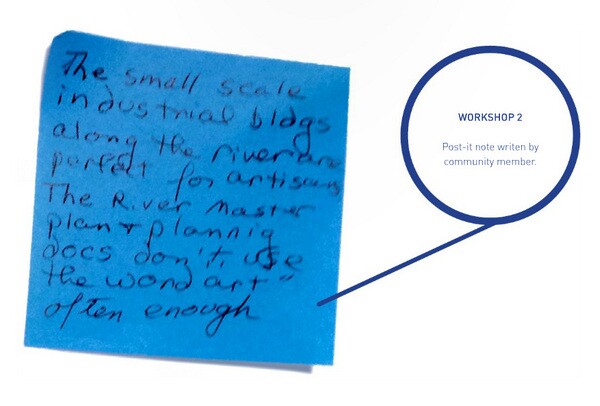 A response from one of the community workshops | LA Más