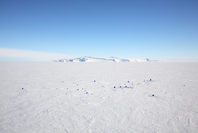 Lita Albuquerque, "Stellar Axis: Antarctica," 2006