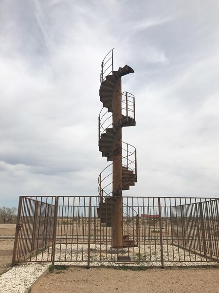 A section of the actual Eiffel Tower is now in Felicity on display | Brant Barger