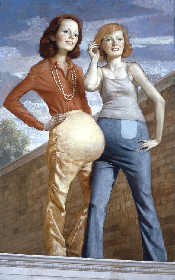 John Currin, "Patch and Pearl"