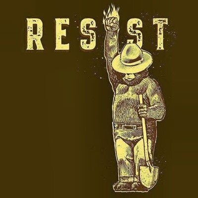 Smokey the Bear resists