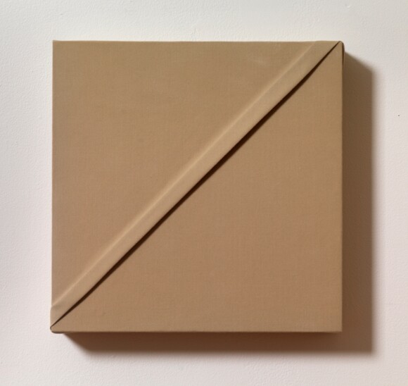"1 Fold (Tan)," Tofer Chin, 2013. | Photo: Erich Koyama.