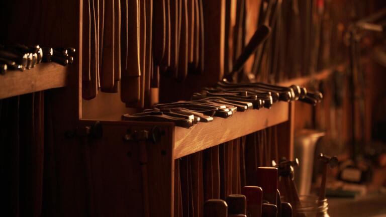 Randy Stromsoe on his tools