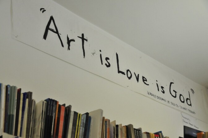"Art is Love is God" at Beyond Baroque