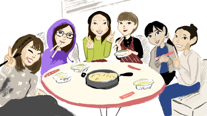 Joy My Asian American story illustration | Angel Trazo