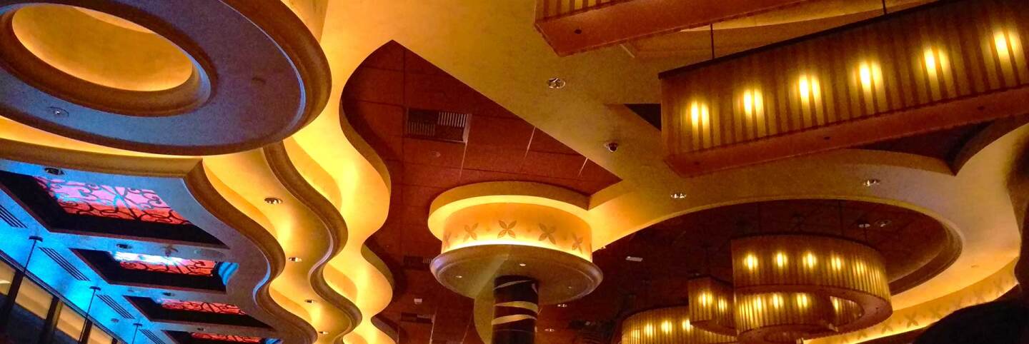Cheesecake Factory ceiling. | Jenny Aleman-Zometa