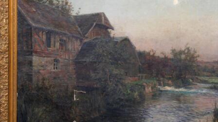 Appraisal: Louis Aston Knight Oil Painting, ca. 1910