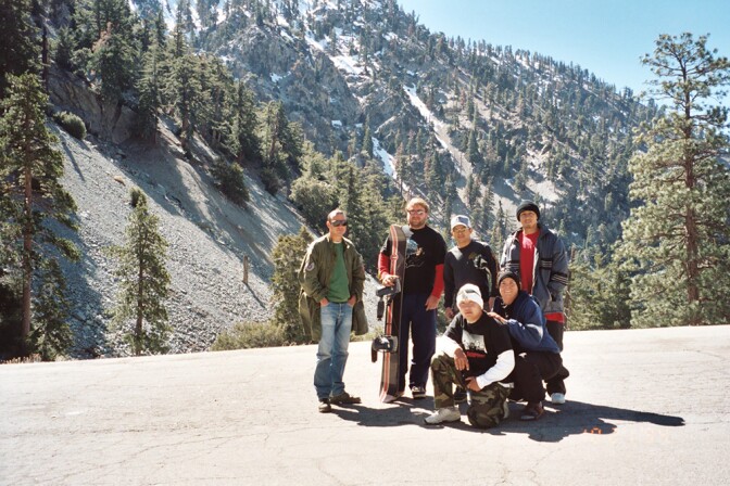 Tom Dwyer takes the crew at North East Trees on their first snowboarding trip | Courtesy of North East Trees