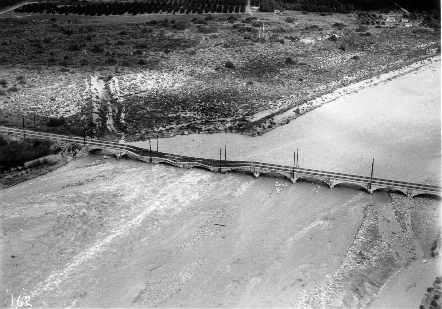 Azusa during the flood of 1938