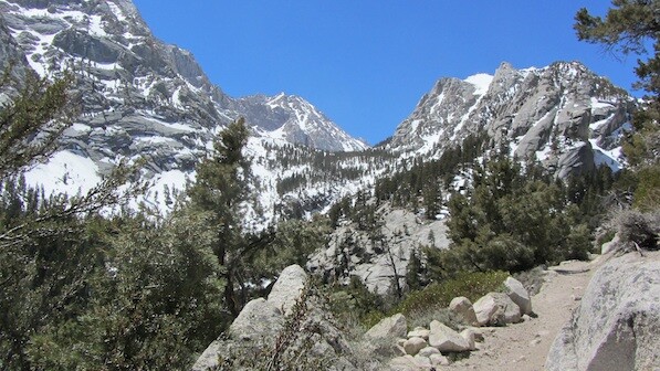 Near the beginning of the Mount Whitney Trail | Photo by Zach Behrens/KCET