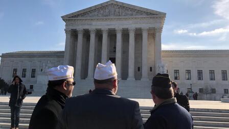 Supreme Court says cross memorial can remain on public land