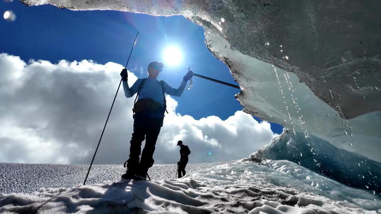 Scientist tracks melting glaciers for nearly half a century