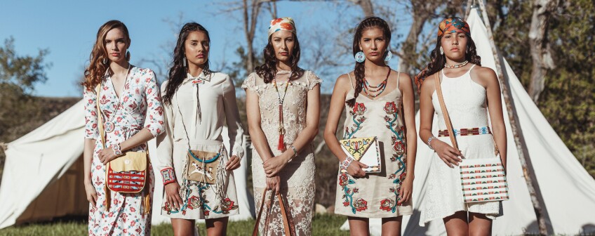 Los Angeles fashion designer Bethany Yellowtail created these looks for her label, B. Yellowtail.