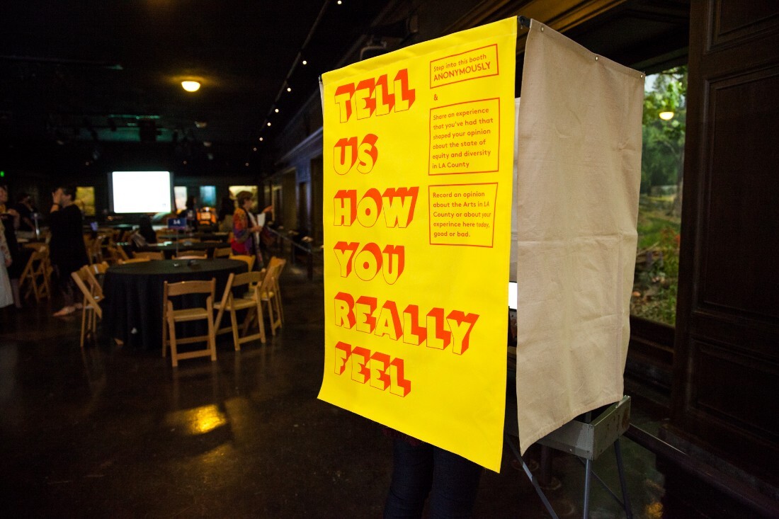 CEII Tell Us What You Really Think booth by Rosten Woo | Gennia Cui