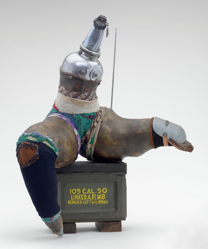 John Outterbridge, Broken Dance, Ethnic Heritage Series, c. 1978-82. Courtesy of the artist and Jack Tilton.