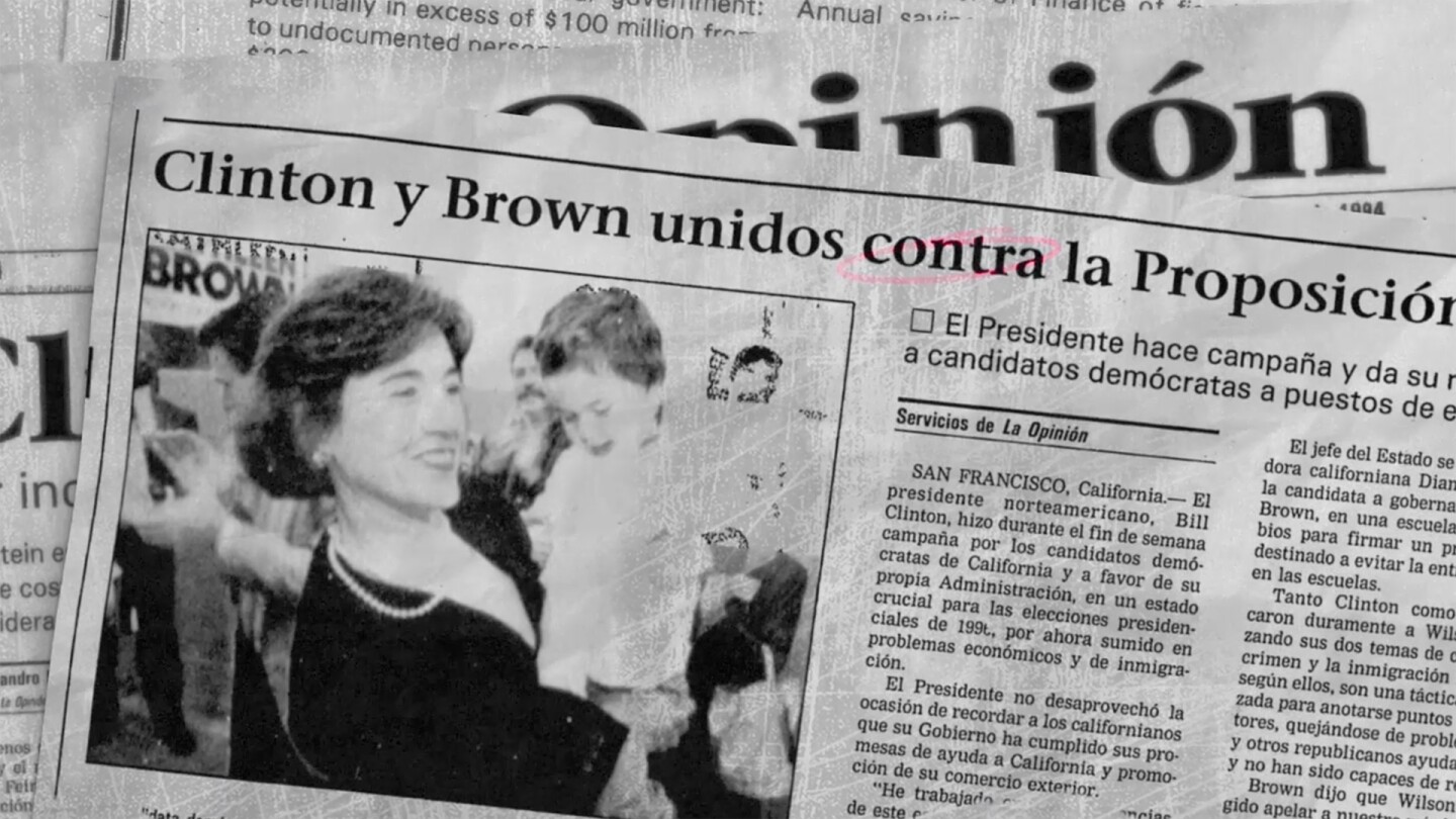 Pages of La Opinion newspaper | Still from "187"