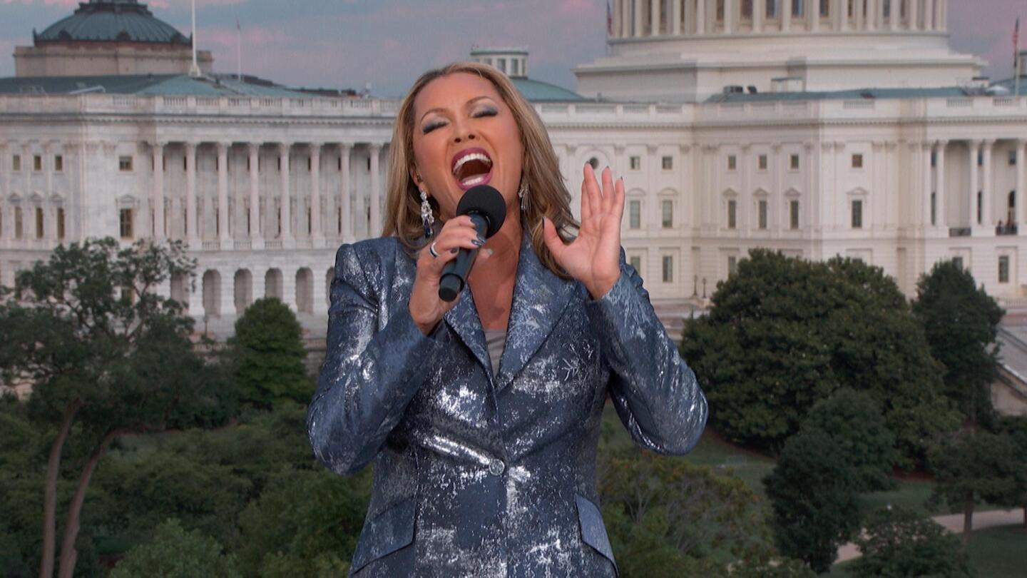 Vanessa Williams Performs "God Bless America"